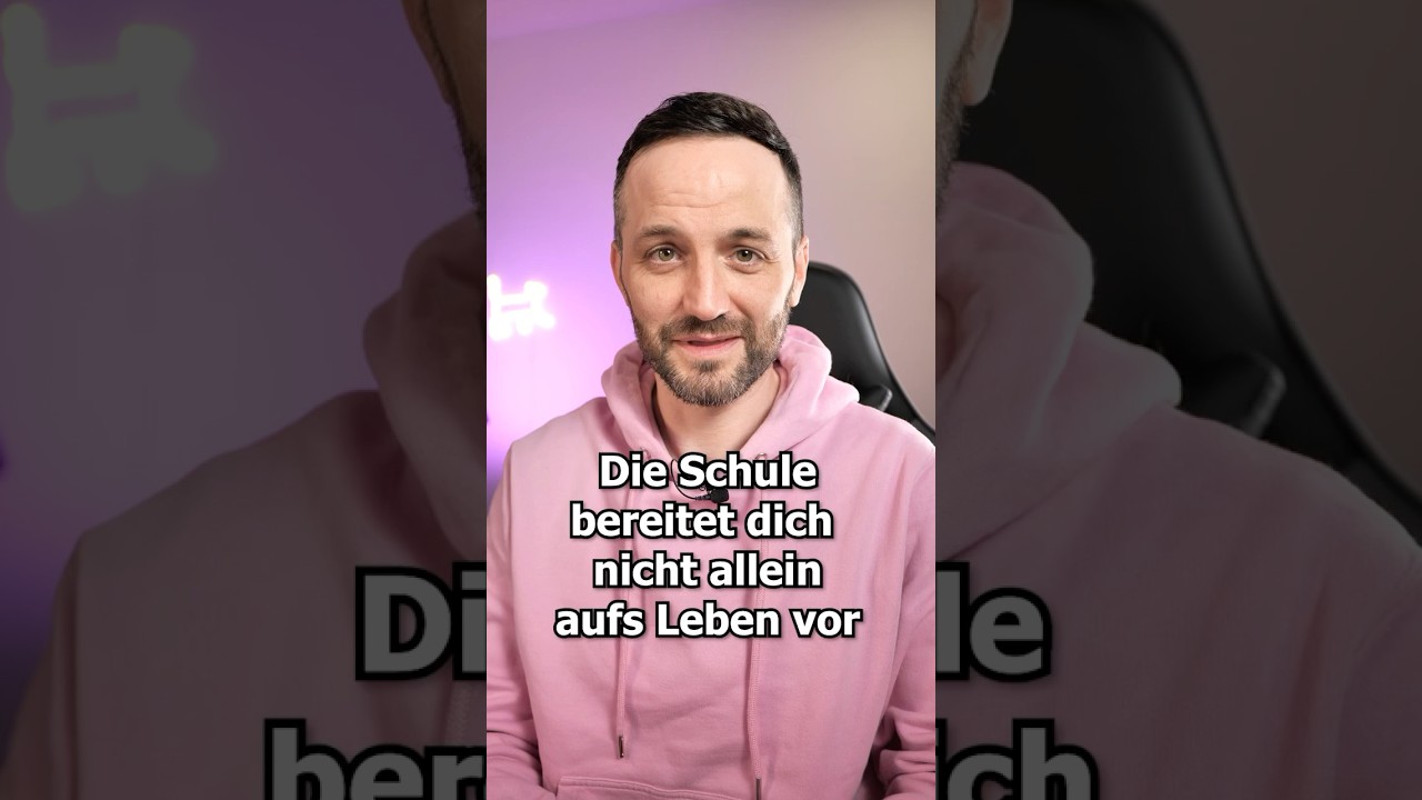 Die Schule bereitet dich nicht vor 💥#eigenwerbung