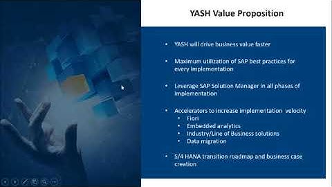 Webinar series 2: How YASH can help your SAP S/4HANA transition planning