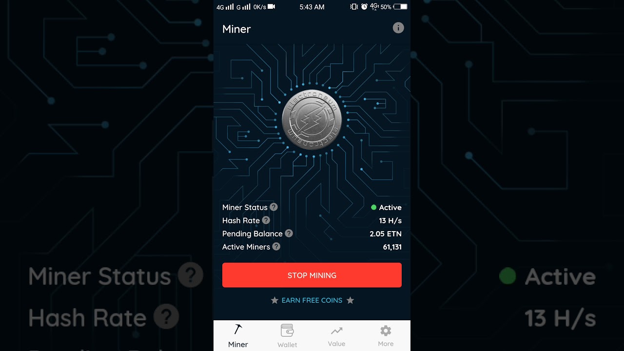 Free Electroneum mobile mining payout proof 100 $ daily