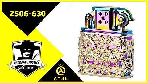 Bật lửa xăng đá hoa văn đẹp đi gió không tắt siêu bền Zorro Z506-630 - Ambe.vn