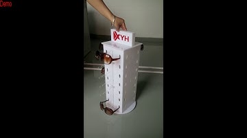 Rotating Acrylic Sunglasses Display Rack with Logo