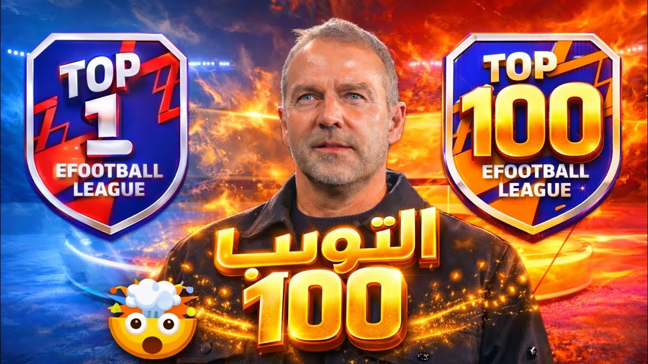رعب الديفيجن وال Top 100 🔥 جحيم هانزي فليك 🤯 || efootball 2026