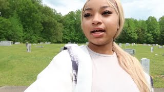 VISITING MY MOMS GRAVE FOR THE FIRST TIME ALONE IN 4 YEARS 🥹 *see where my family was raised*