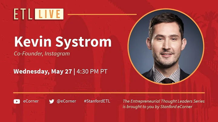 ETL Speaker Series: Kevin Systrom, Instagram