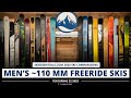 2024 mens 110 mm freeride ski comparison with skiessentialscom