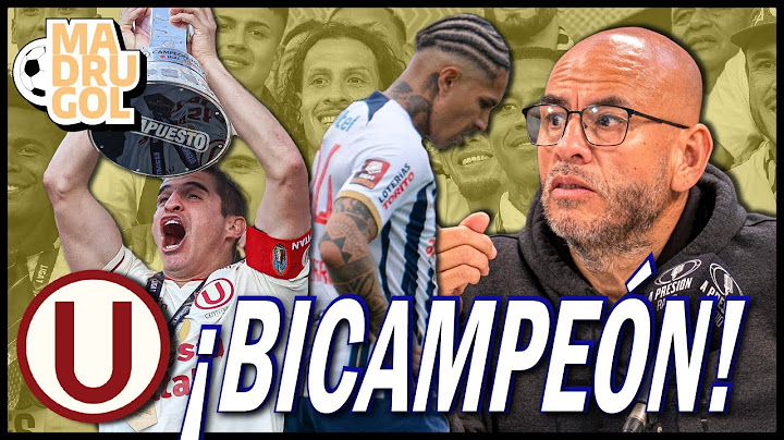 NOCHEGOL CON MR PEET: ¡UNIVERSITARIO BICAMPEÓN!