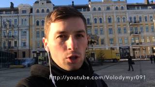 Видео Киев, Владимирская улица. Цены на квартиры. Новогодняя елка 2015 от Volodymyr091, Владимирская улица, Киев, Украина
