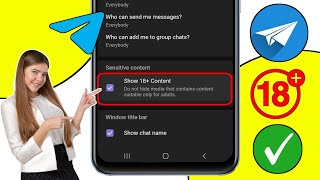 Cara Mengaktifkan Konten Sensitif Di Telegram -2025 Mengaktifkan Konten Sensitif Di Telegram