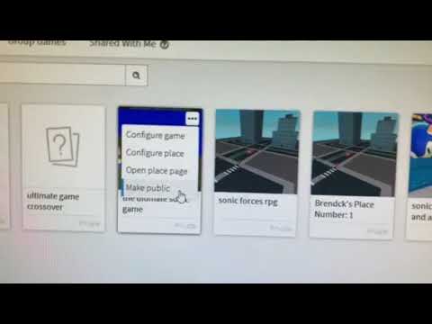 How To Make A Roblox Game Public Youtube - how to publish a roblox game public