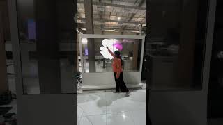 Transparent Screens for Events and Exhibitions #experientialmarketing #exhibition #lazulite #screen