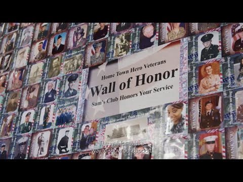 Sam's Club - Wall of Honor - Veteran's Day