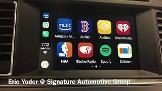 Hyundai Apple CarPlay demo