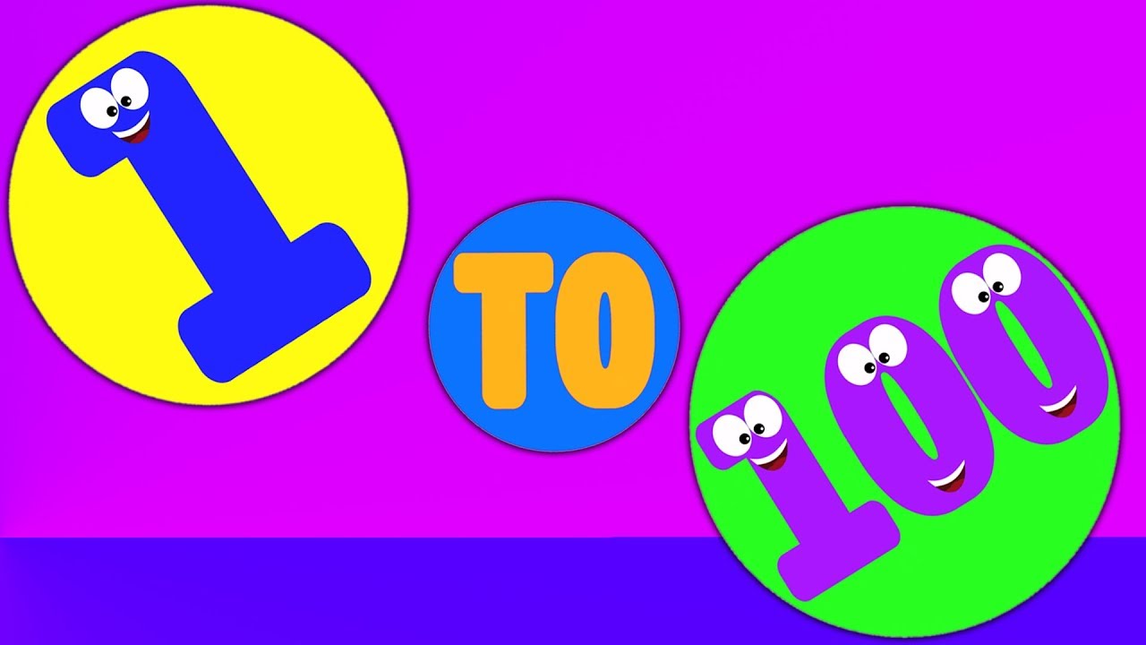Number Song Hindi Kids Rhymes Learn 1 To 100 Numbers In