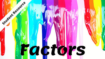 Finding Factors - Video Lesson for Kids (4.OA.4)