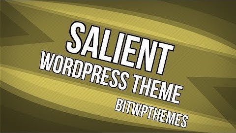 Salient Wordpress Theme - Download Here (FREE INFORMATION)