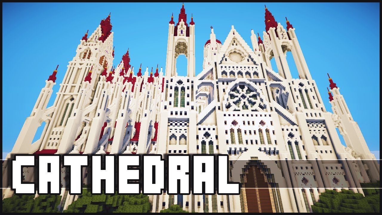 Minecraft - Epic Cathedral - YouTube