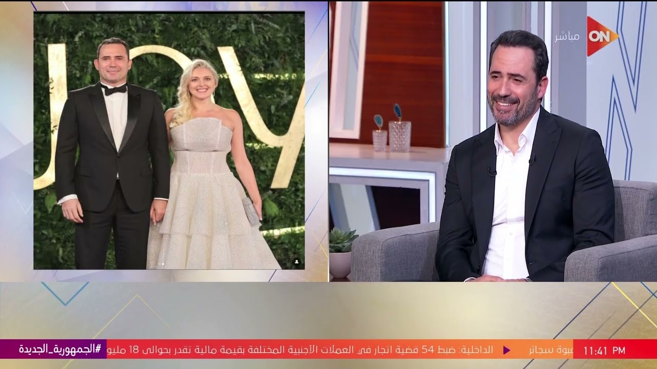 كلمة أخيرة - كلام رومانسي من ظافر العابدين عن مراته.. شوف قال إيه وقصة حبهم❤️