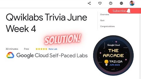 #qwiklabs Trivia June Week 4 Solution #qwiklabs #trivia #quiz #solution #arcade #googlecloud