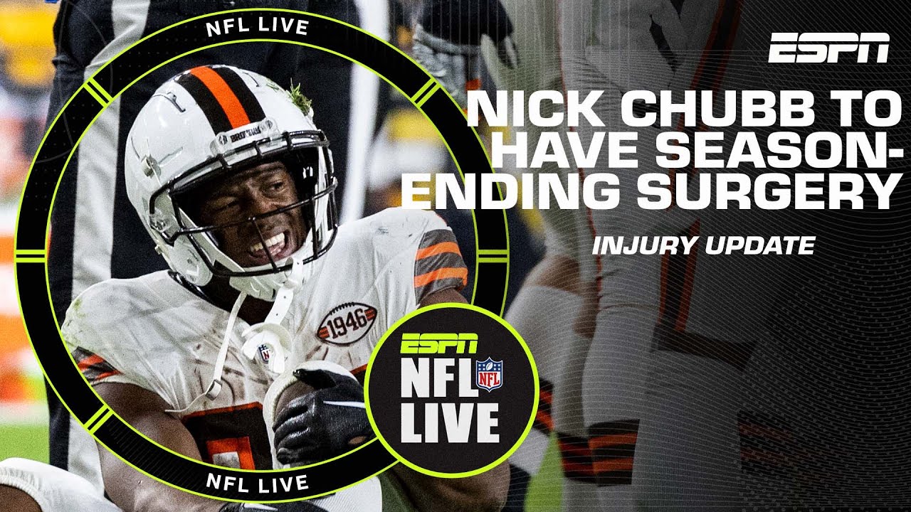 Browns Nick Chubb to undergo season-ending knee surgery NFL Live