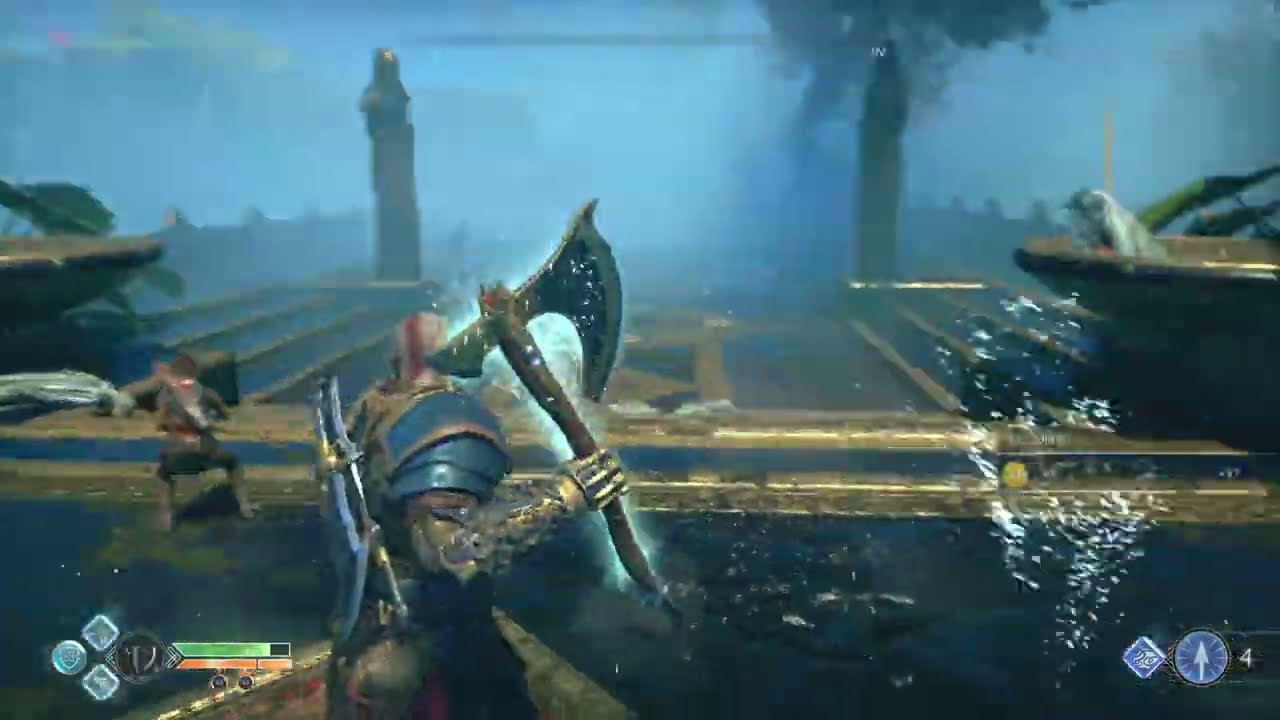 God of War Dark elves fight PS5 YouTube