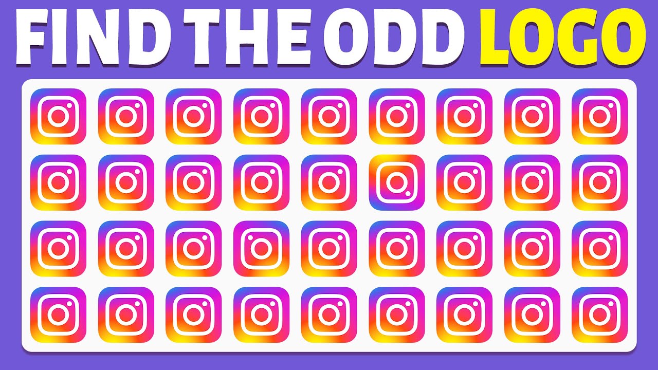 Can You Find The Odd One Out... Logo Quiz? ✅🥤🍏 Cow Quiz