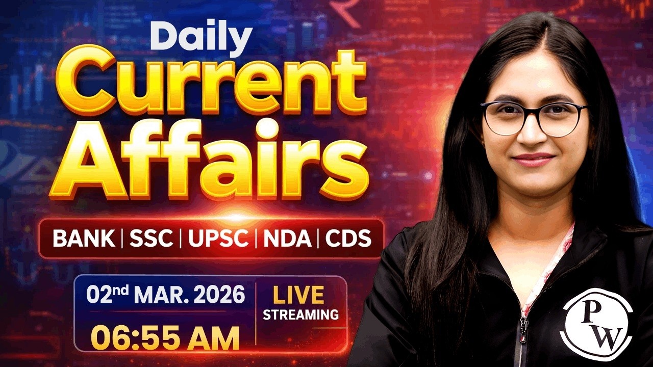 Current Affairs Today | 02 March 2026 Current Affairs | Daily Current ...
