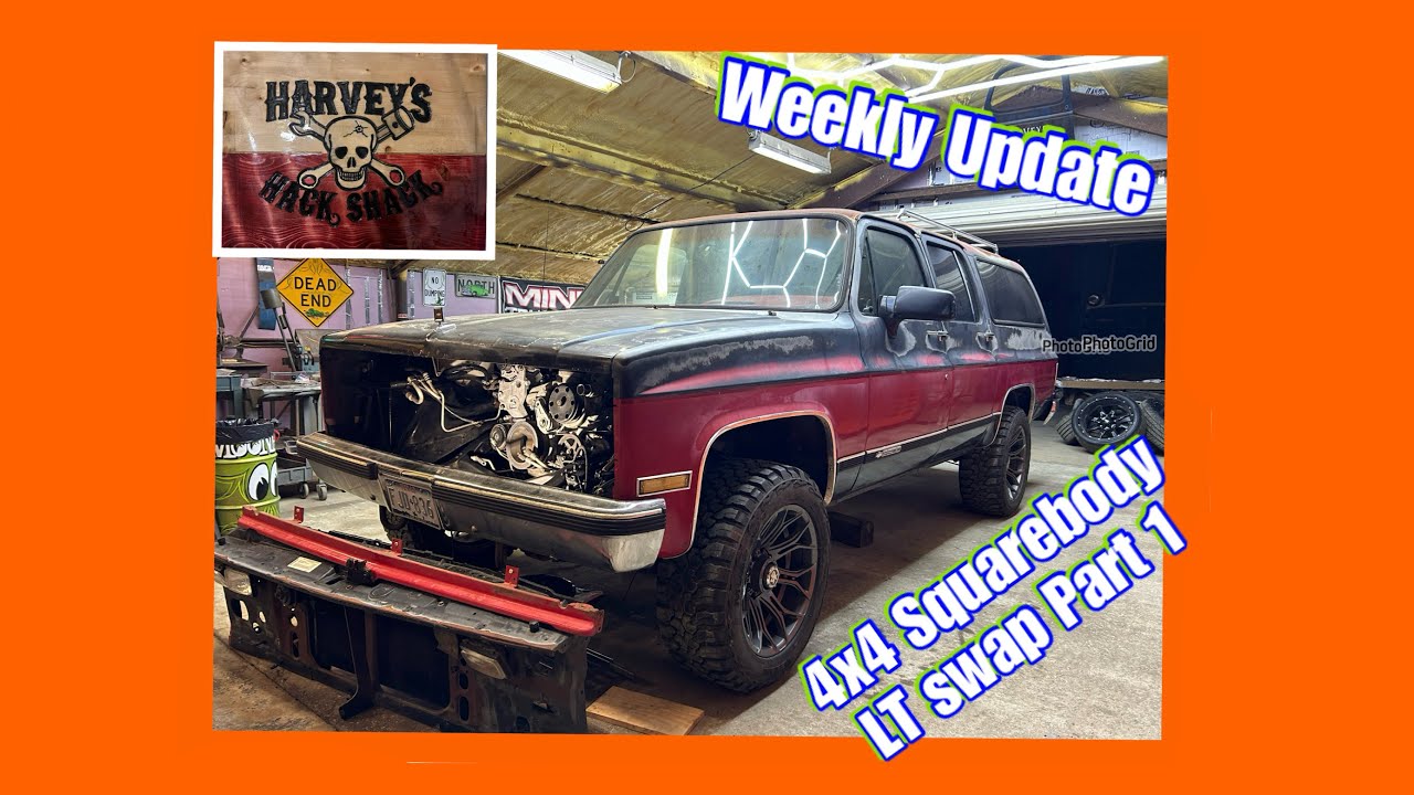 SQUAREBODY gen5 LT swap part 1 and a weekly shack update