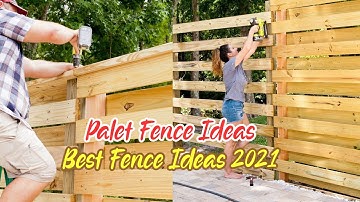 30+ Creative Palet fence ideas | Fence | Diy Palet Fence | Garden fence ideas