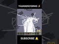 THUNDERSTORM 😱⚡ #minecraft #thunderstorm #creative #viral #trending #gaming #shorts #shortsfeed