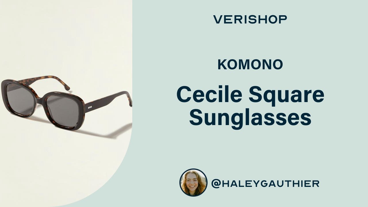 Women\'s KOMONO sunglasses NEW square clear The Bennet KOMONO sunglasses NEW brown Riviera Green | Mercari main image 4