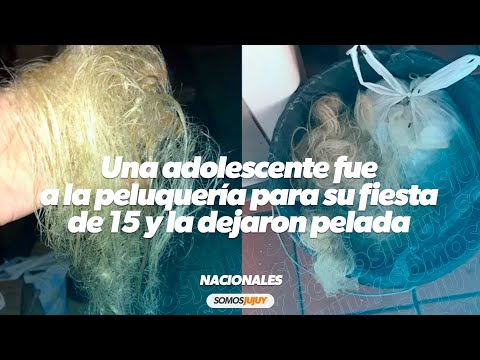 Una adolescente fue a la peluquería para su fiesta de 15 y la dejaron pelada