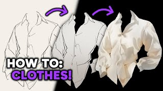 How I Draw Clothes For My Anime Art Clip Studio Paint Tutorial