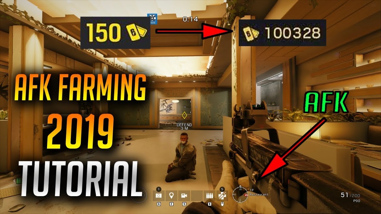 How to afk farm renown in rainbow six siege 2019 (Still works in 2020)