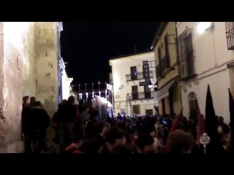 Hermandad de Penitencia y Cofradía de Nazarenos de Nuestro Padre Jesús del Buen Suceso en su encuentro con su Santísima Madre la Virgen de los Dolores en la calle de la Amargura, María Santísima de la Caridad y San Andrés Apóstol