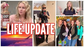 Life Update / Flight Attendant Vlog / Shopping Haul