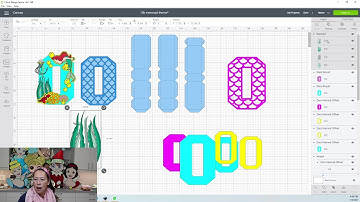 DIY 3D Letter Shaker Little Mermaid Theme Ariel  & Flounder - Cricut Design Space Tutorial Video