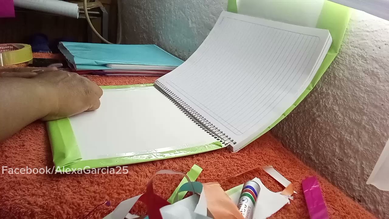 🤫SRM forrando las libretas ✌️☺️