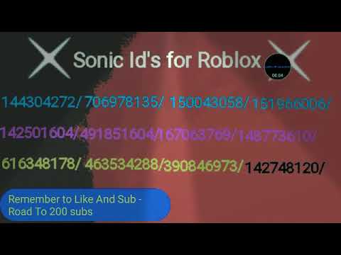 Sonic Id S For Roblox Read Description Youtube - roblox image id codes sanic meme