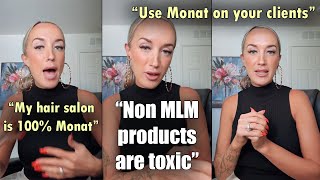 Non MLM products are toxic | Use Monat on your hair salon clients | #antimlm #monat
Enjoy, Like & Subscribe!
Channel membership: https://www.youtube.com/@evamateja/membership
Video editor for:
@juliejo
@erinbies
@deecee
More information on MLMs:
https://consumer.ftc.gov/articles/multi-level-marketing-businesses-pyramid-schemes
https://consumer.ftc.gov/scams
Report fraud to the FTC:
https://reportfraud.ftc.gov/
Disclaimer: This video is made for educational purposes only.
The video contains faces and/or names of the people featured in it, who present themselves as public figures on social media and the information included is regarded as public information.
Due to this, they are not subject to the submission of privacy complaints against this content.
Monat Income Disclosure: https://monatglobal.com/income-disclosure-statement/
F O L L O W M E
Instagram: @eva_mateja
AntiMLM creators I love:
@JulieJo
@Erin Bies
@Savannah Marie
@Clowntown
@Hannah Alonzo
@echoecho
@DeeCee
#antimlmreacts #commentary #reaction #mlmscams #mlm #networkmarketing #multilevelmarketing #pyramidscheme #scammer #scam #scams #reactionvideo #mlmleader #directselling #socialselling #bossbabe #antimlmmovement Non MLM products are toxic | Use Monat on your hair salon clients | #antimlm #monat