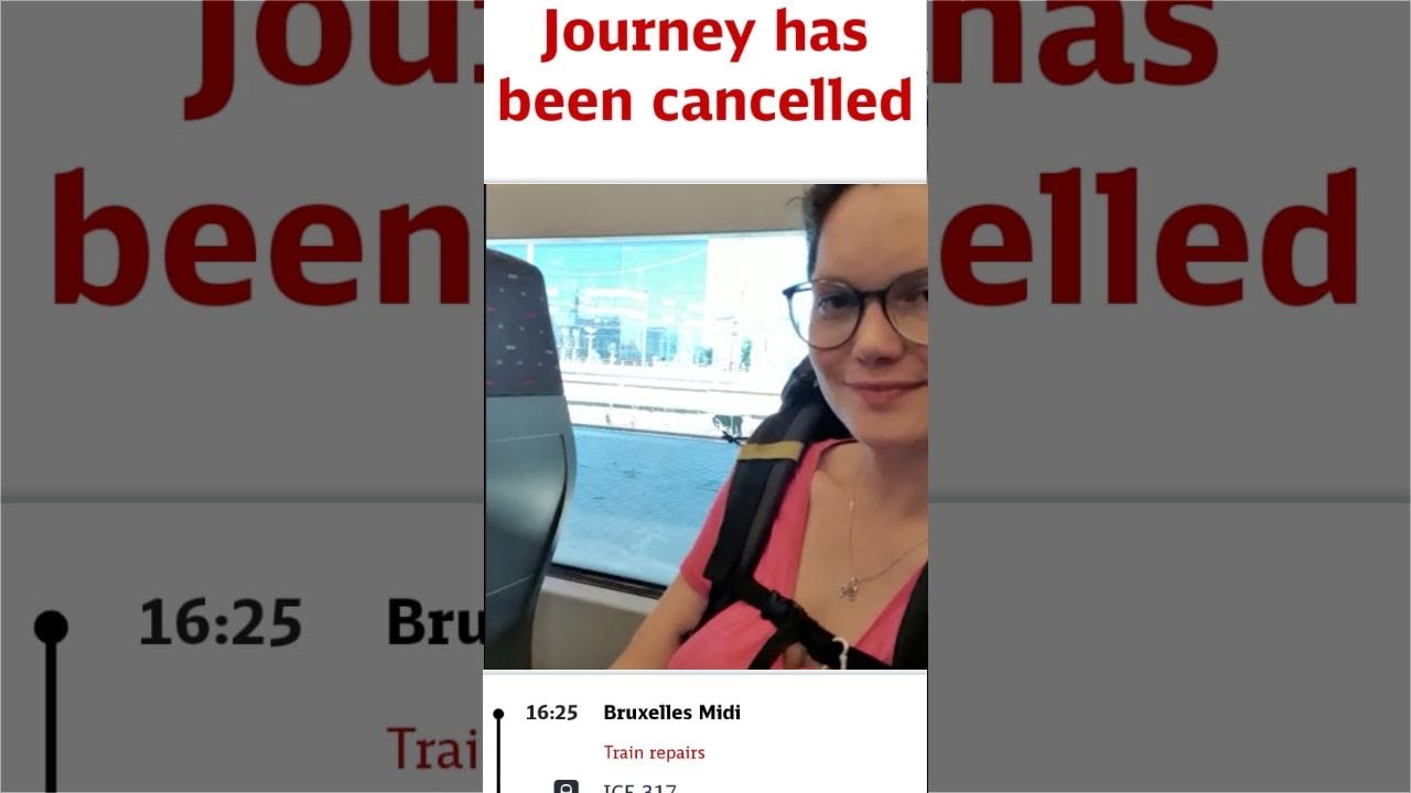 День из моей жизни: отменённые и задержанные поезда в Германии 😅