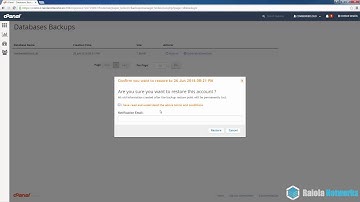 Como restaurar backups de la base de datos - JetBackup