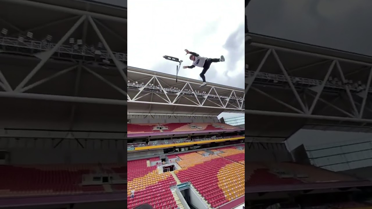 🚀🔥 DOUBLE NOTHING FRONT SCOOT ON NITRO MEGA RAMP 🤯🤩 