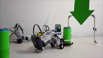 Mobile Image Processing with Lego NXT robot and smartphone Android.  "Pick up the trash"