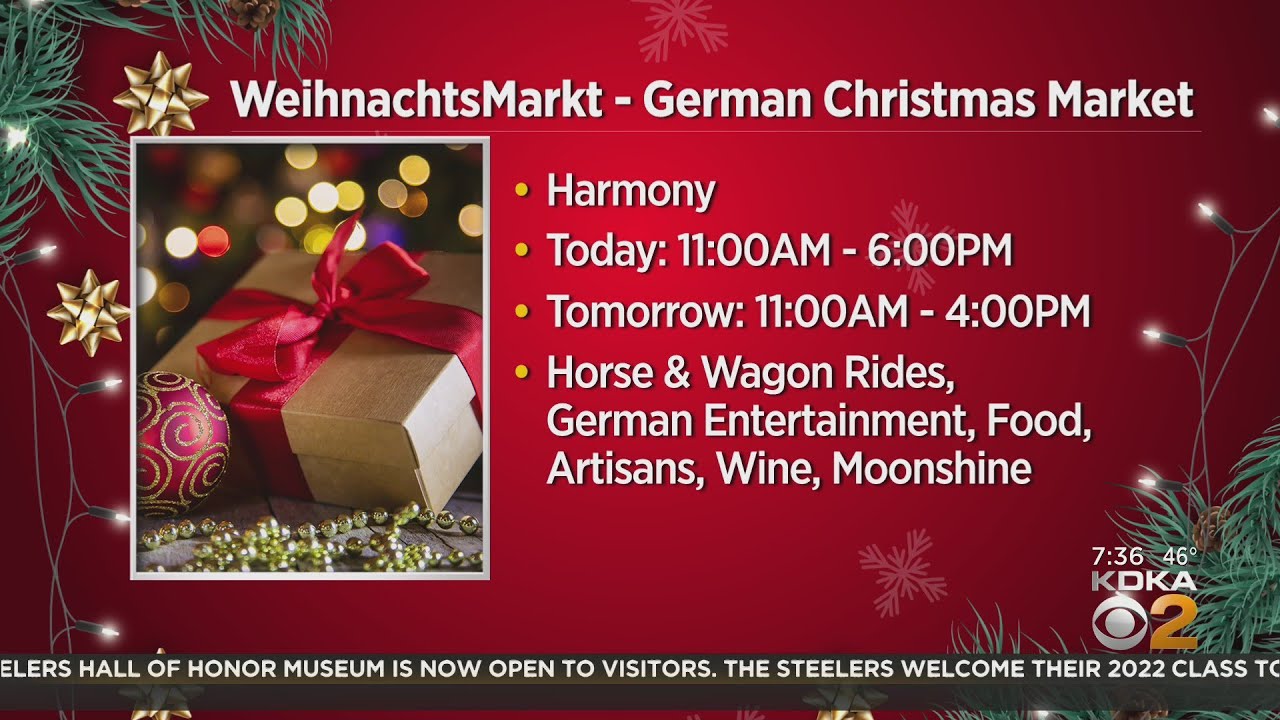 Harmony kicks off the holidays with Germanstyle Christmas market YouTube