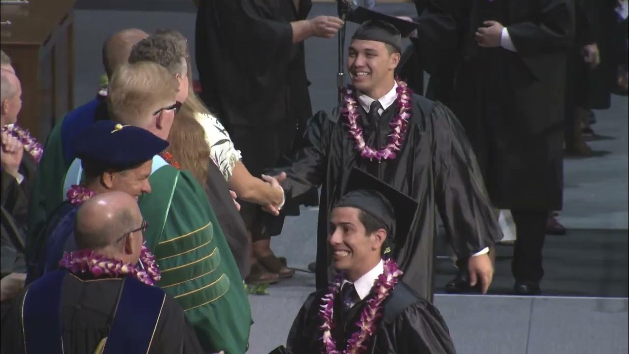BYUHawaii Winter 2022 Commencement Presentation of Graduates YouTube