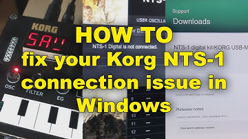 HOW TO fix your Korg NTS-1 connection issue in Windows - quick & easy!
