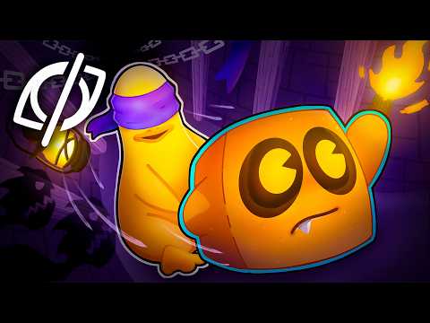 I'm Blindfolded And This Orange Blob Guides Me...