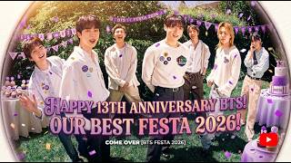 BTS OT7 REUNION IS HERE! 💜 Festa 2026 Dinner & 'Come Over' Song Release! 🎉