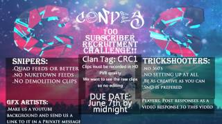 CoNVeY's 100 Subscriber Recruitment Challenge!! [CLOSED]