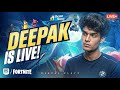 SOLO FORTNITE LIVE 🔴 | Ranked Grind to Unreal! | Insane Clutches &amp; High Kill Games | Deepak Playz